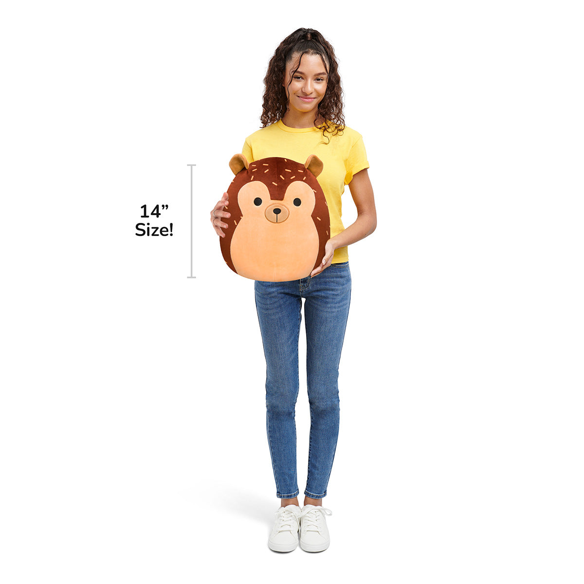 Squishmallows - Squishmallows 14" Hans the Brown Hedgehog | Jazwares