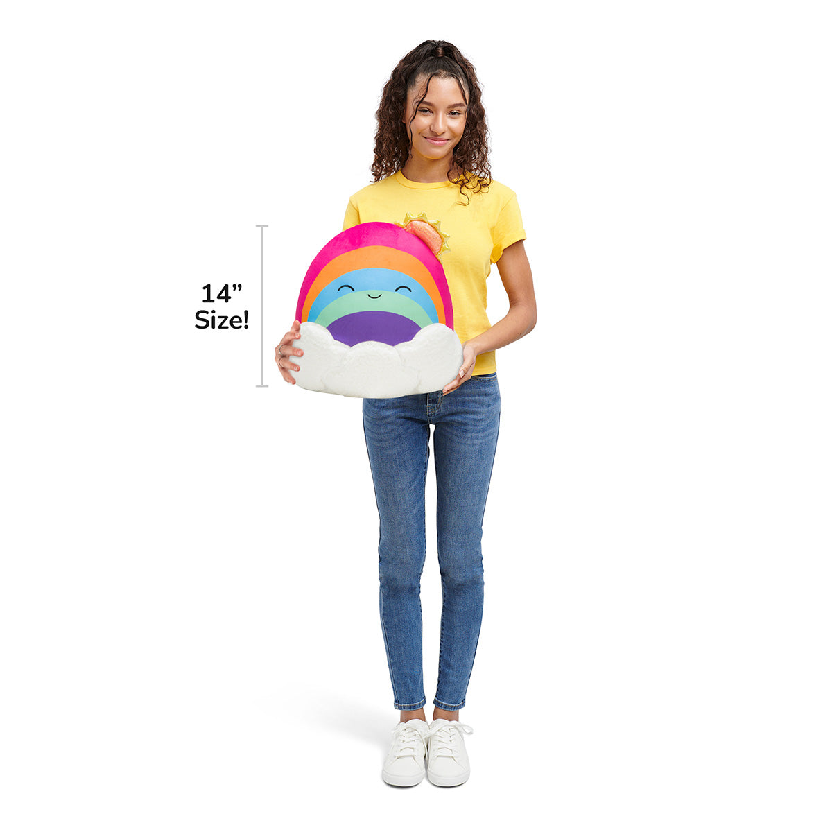 Squishmallows - Squishmallows 14" Belina the Rainbow Cloud | Jazwares