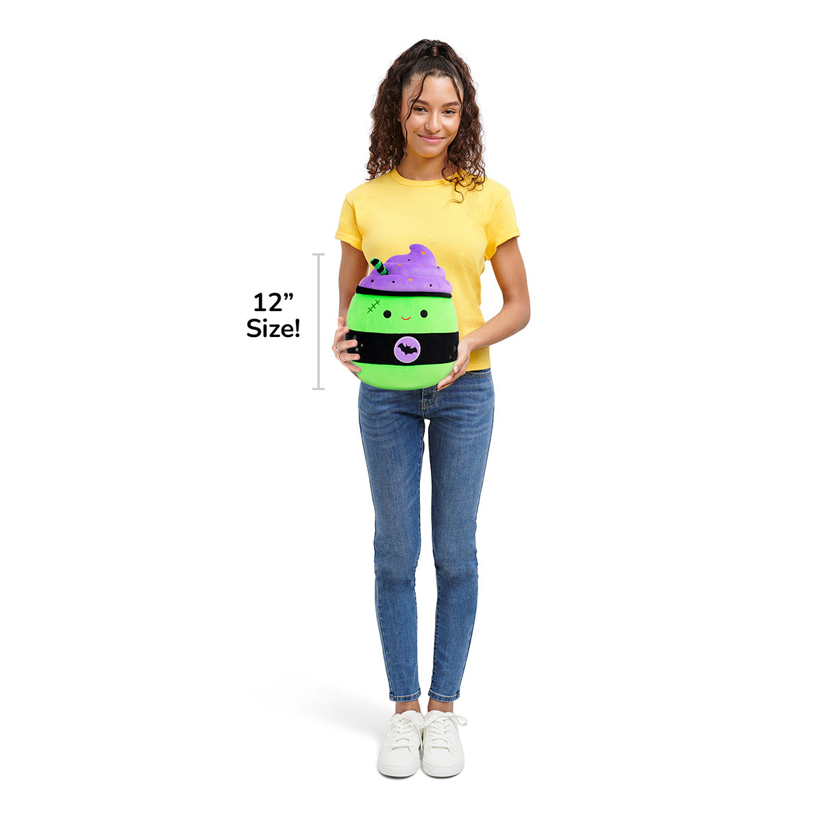 Squishmallows - Squishmallows 12" Bartok the Green Monster Latte | Jazwares