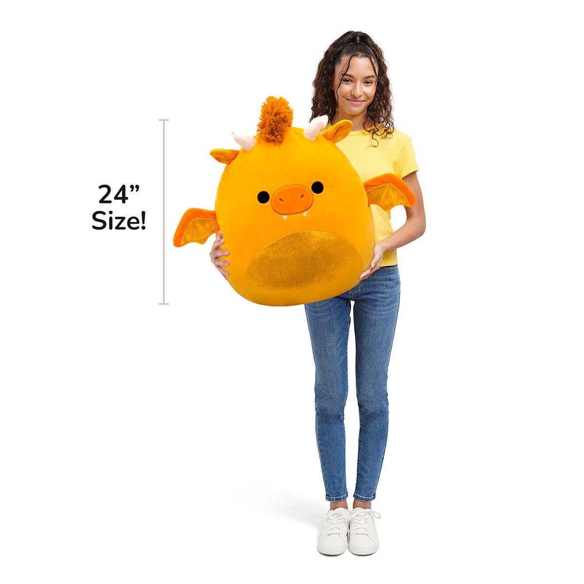 Squishmallows - Squishmallows 24" Mister the Gold Dragon | Jazwares