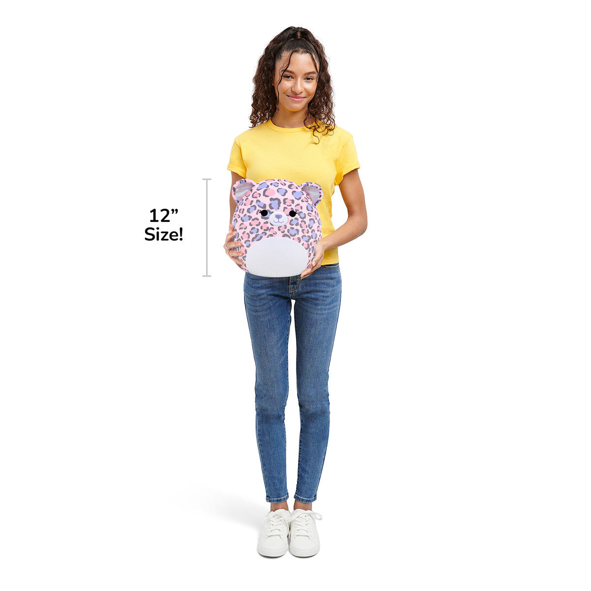 Squishmallows - Squishmallows 12" Dallas Pink and Purple Leopard | Jazwares