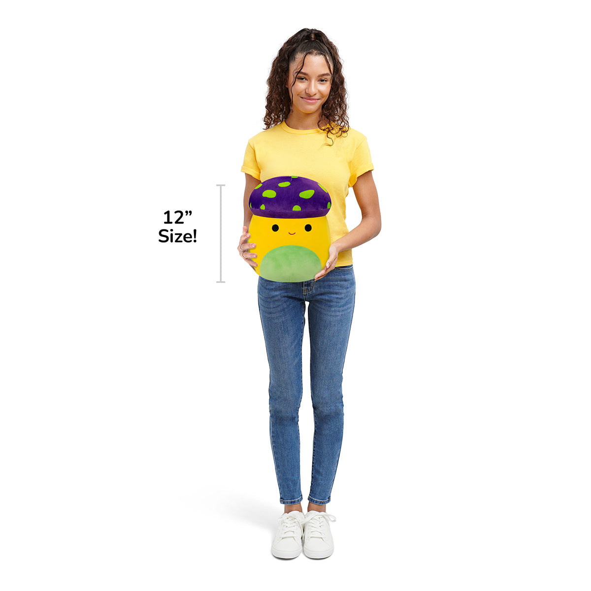 Squishmallows - Squishmallows 12" Enid the Neon Yellow Mushroom | Jazwares