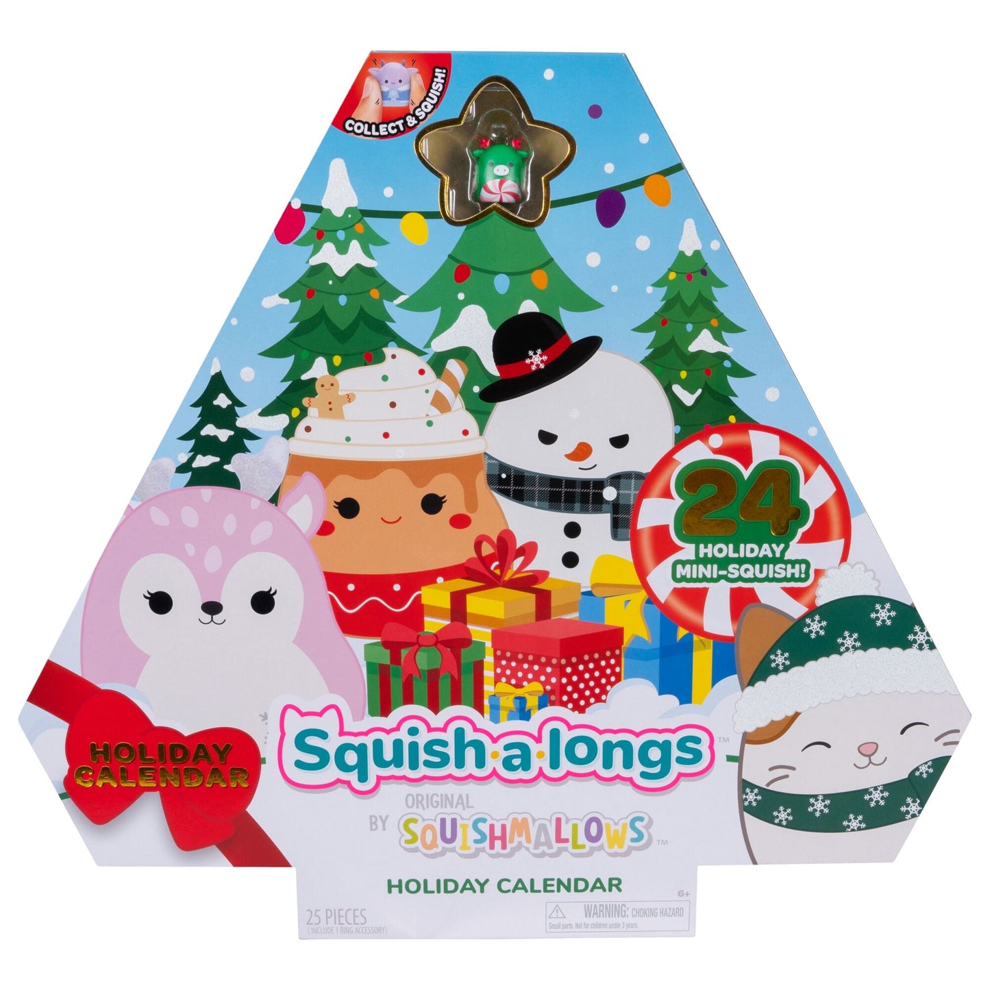 Squishmallows - Squish-a-longs Holiday Countdown Calendar | Jazwares