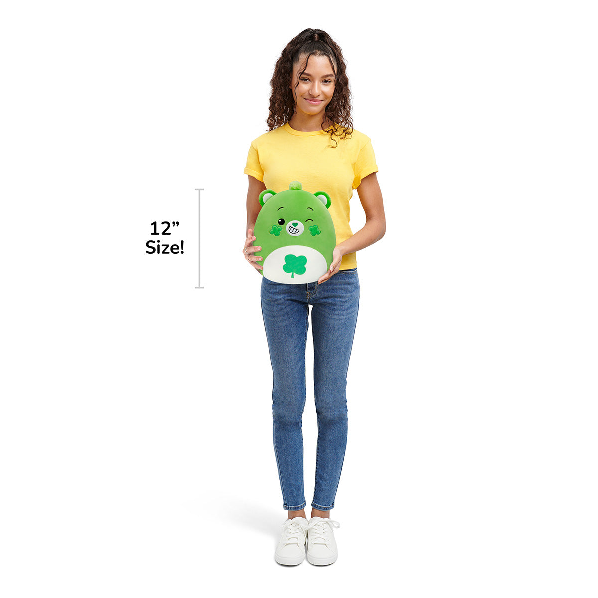 Squishmallows - Squishmallows Care Bears 12" Good Luck Bear | Jazwares