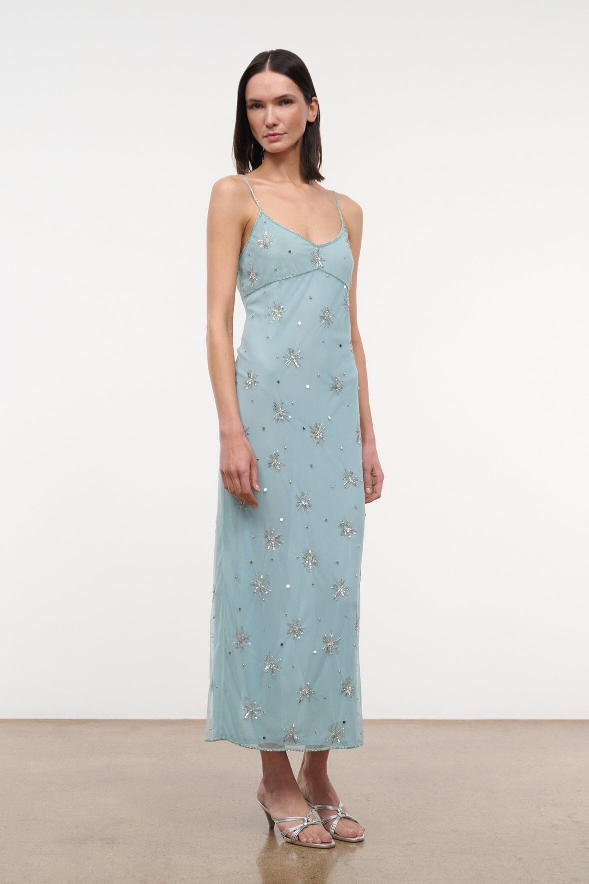 STAUD | Azzurra Dress Lakeside