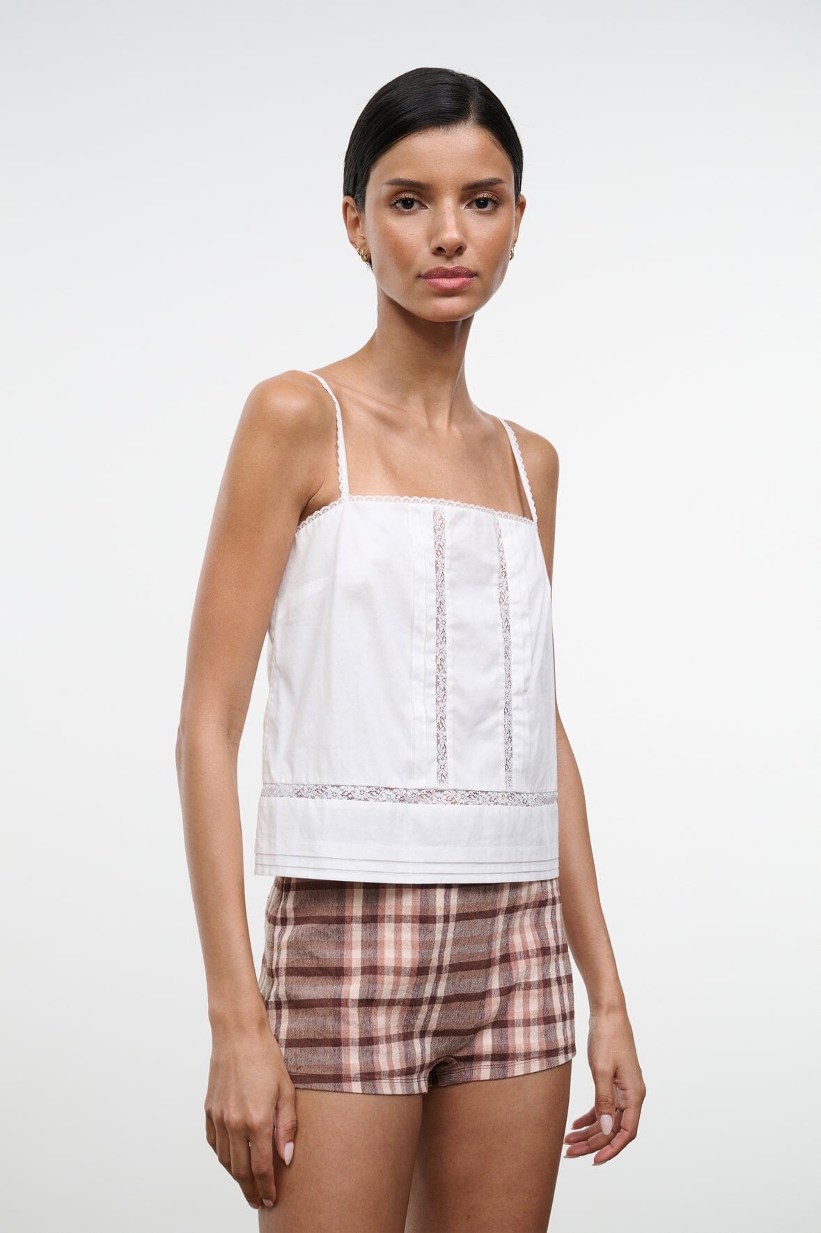 STAUD | Corinna Top Ivory