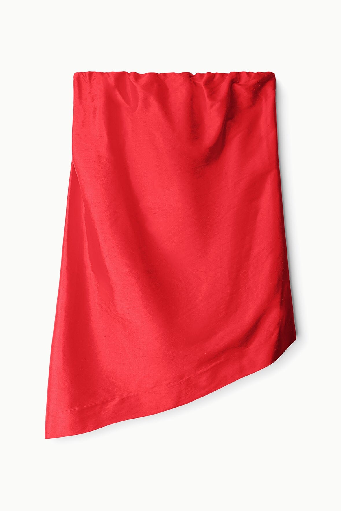 STAUD | Georgia Silk Convertible Top Red Rose