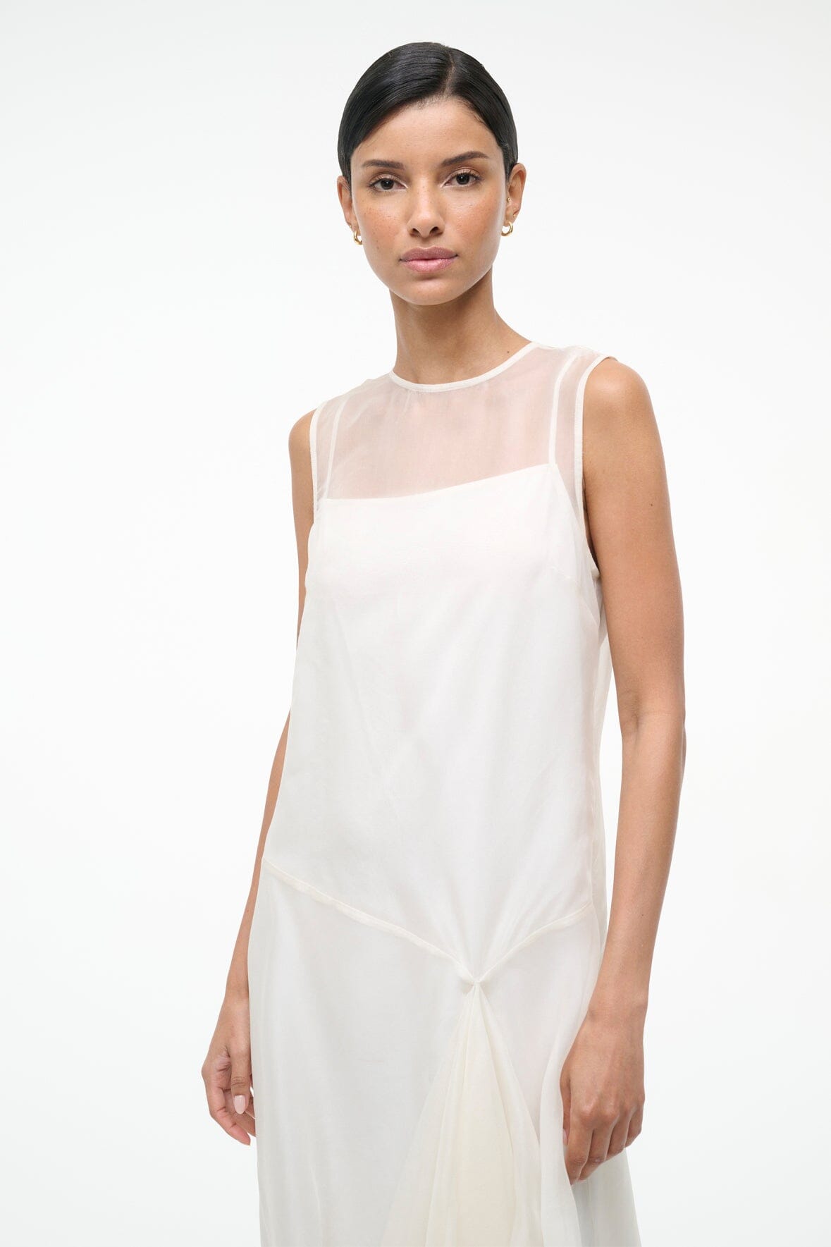 STAUD | Viola Dress Ivory