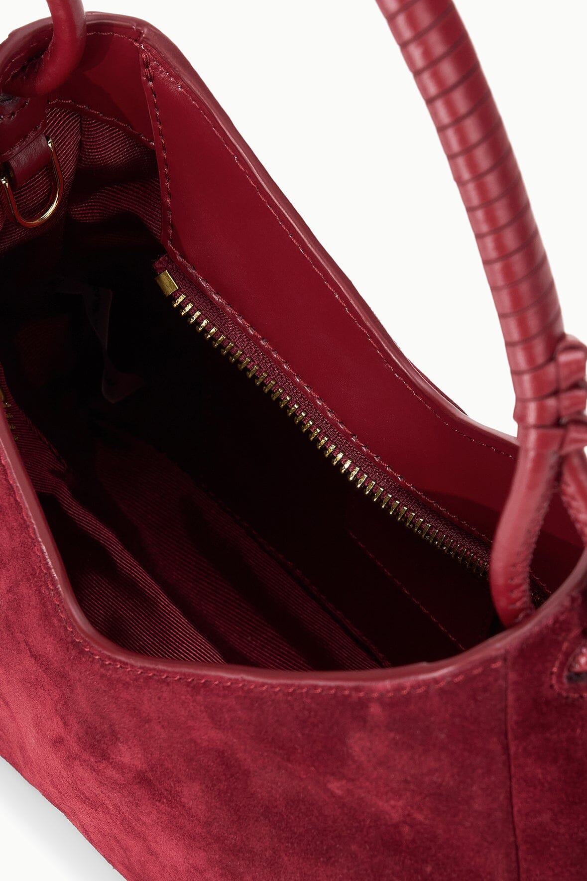 STAUD | Valerie Shoulder Bag Pinot Suede