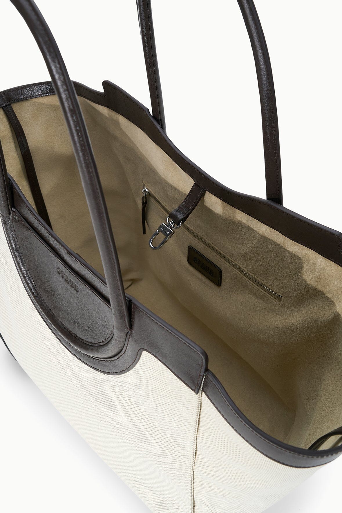 STAUD | Maude Tote Bag Natural Espresso