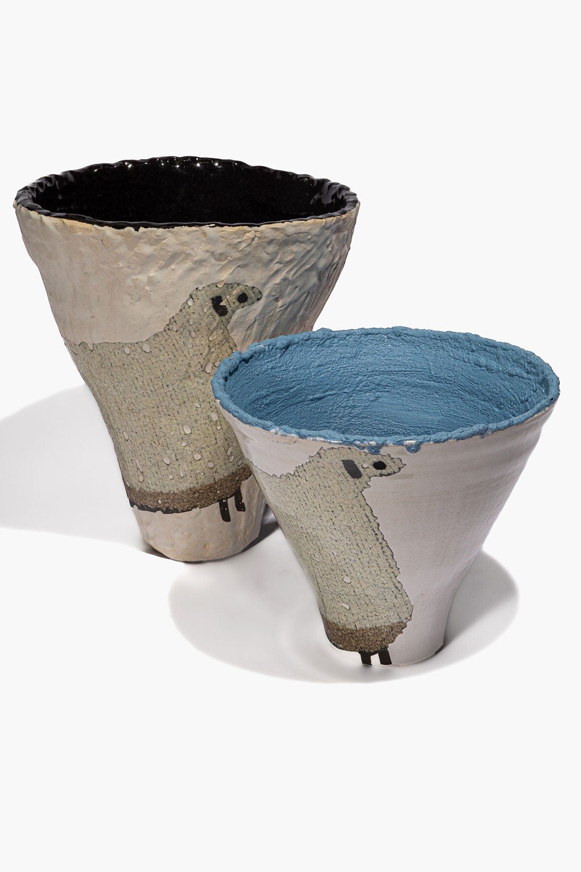 STAUD | Ceramic Sheep Vase Wide