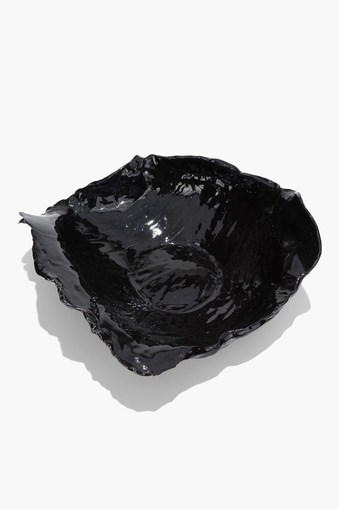 STAUD | Wavy Bowl Black Glaze