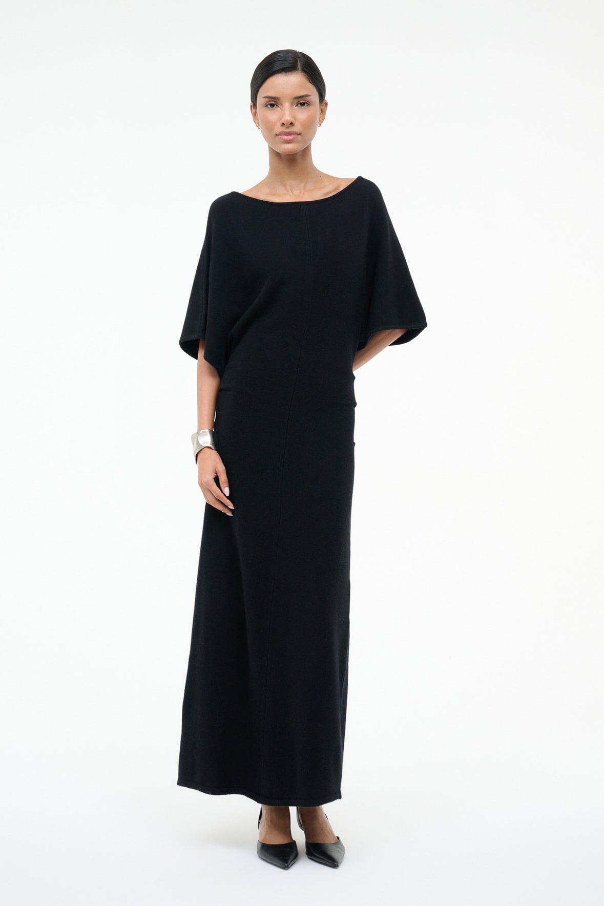 STAUD | Amelie Sweater Dress Black