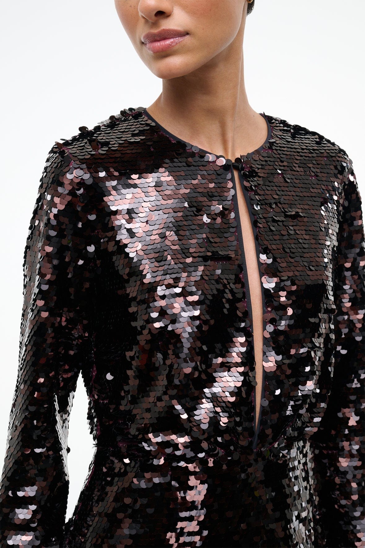 STAUD | Fifi Dress Espresso Black