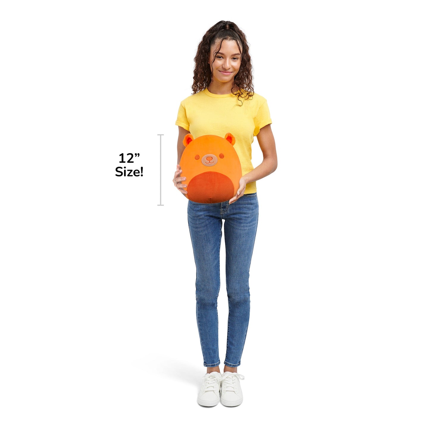 Squishmallows - Squishmallows 12" Zapo the Neon Orange Bear | Jazwares