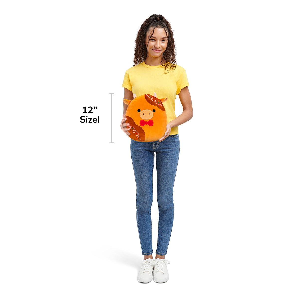 Squishmallows - Squishmallows 12" Jericho the Gingerbread Cow | Jazwares