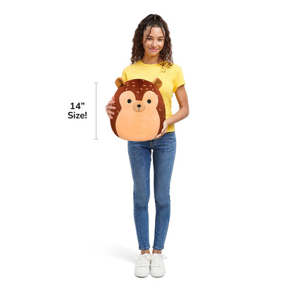 Squishmallows - Squishmallows 14" Hans the Brown Hedgehog | Jazwares