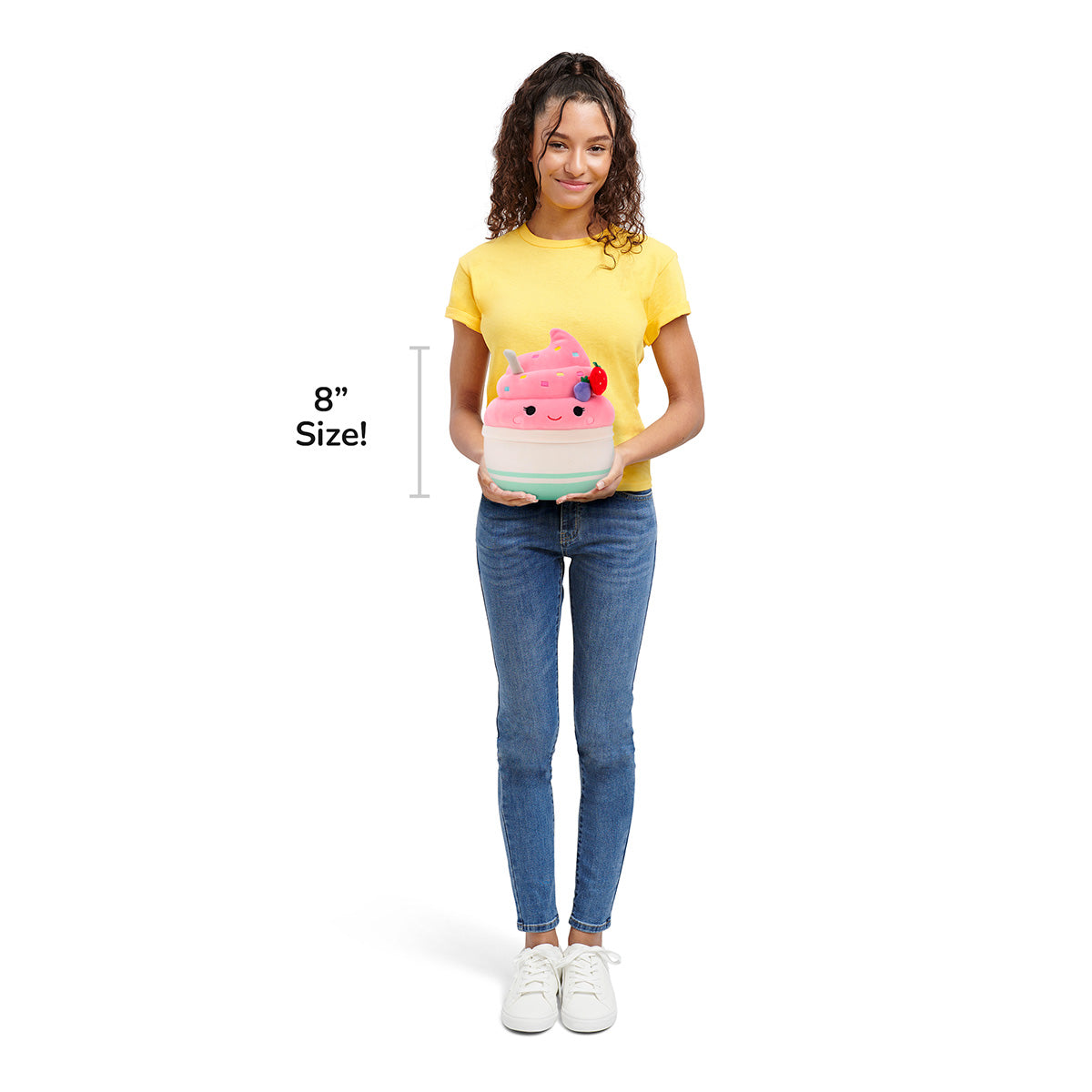 Squishmallows - Squishmallows 8" Angelica the Pink Frozen Yogurt | Jazwares