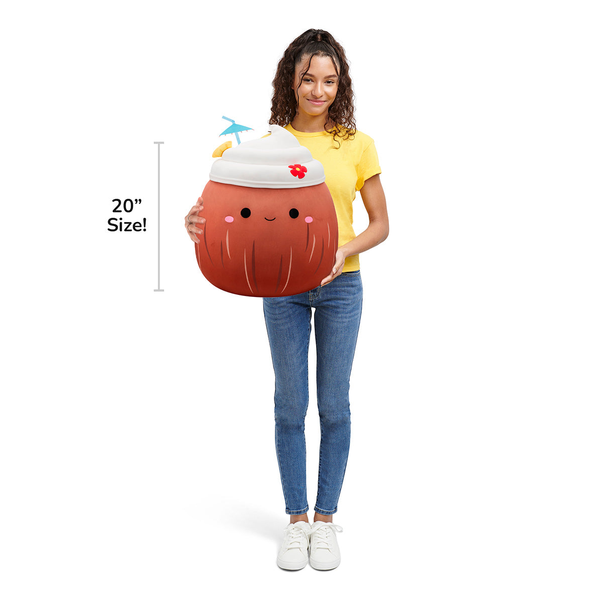 Squishmallows - Squishmallows 20-Inch Mieko the Pina Colada in Coconut | Jazwares