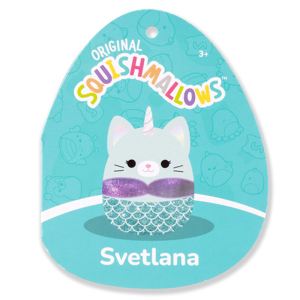Squishmallows - Squishmallows 20" Svetlana the Teal Caticorn Mermaid | Jazwares