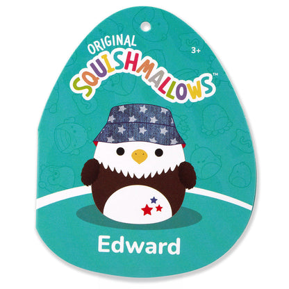 Squishmallows - Squishmallows 5" Edward the Bald Eagle with Bucket Hat | Jazwares