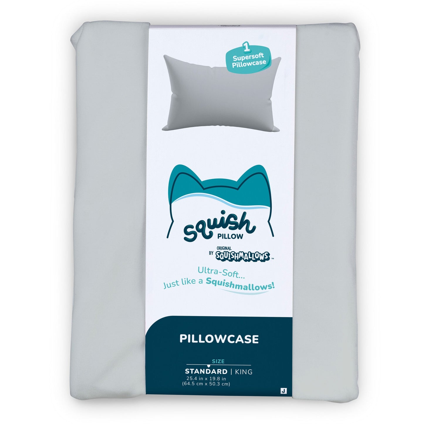 Squishmallows - SquishPillow Pillow Case Light Slumber Grey | Jazwares
