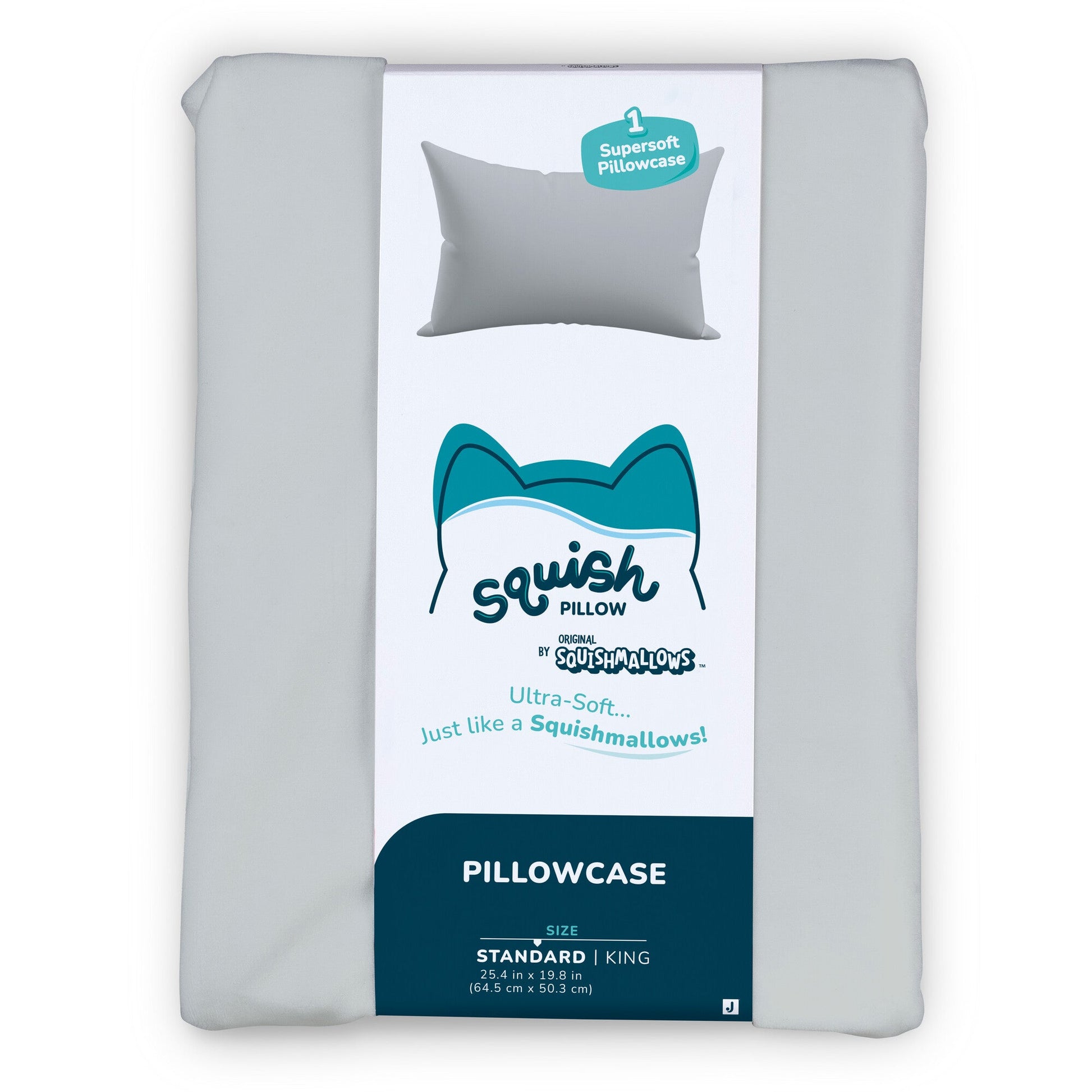 Squishmallows - SquishPillow Pillow Case Light Slumber Grey | Jazwares