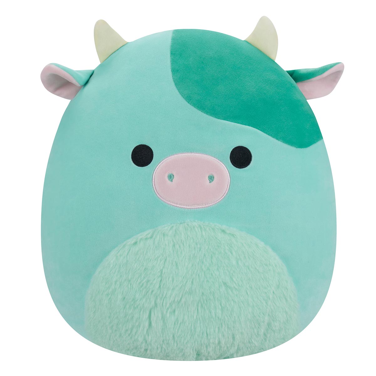 Squishmallows - Squishmallows 14" Seamus the Green Cow with Fuzzy Belly | Jazwares