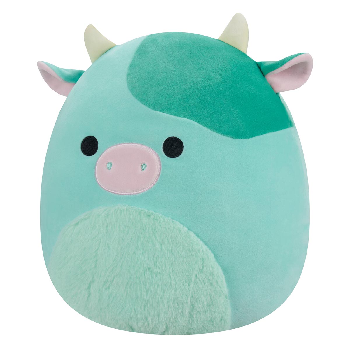 Squishmallows - Squishmallows 14" Seamus the Green Cow with Fuzzy Belly | Jazwares