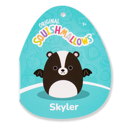 Squishmallows - Squishmallows 12" Skyler the Black and White Skunk Bat | Jazwares