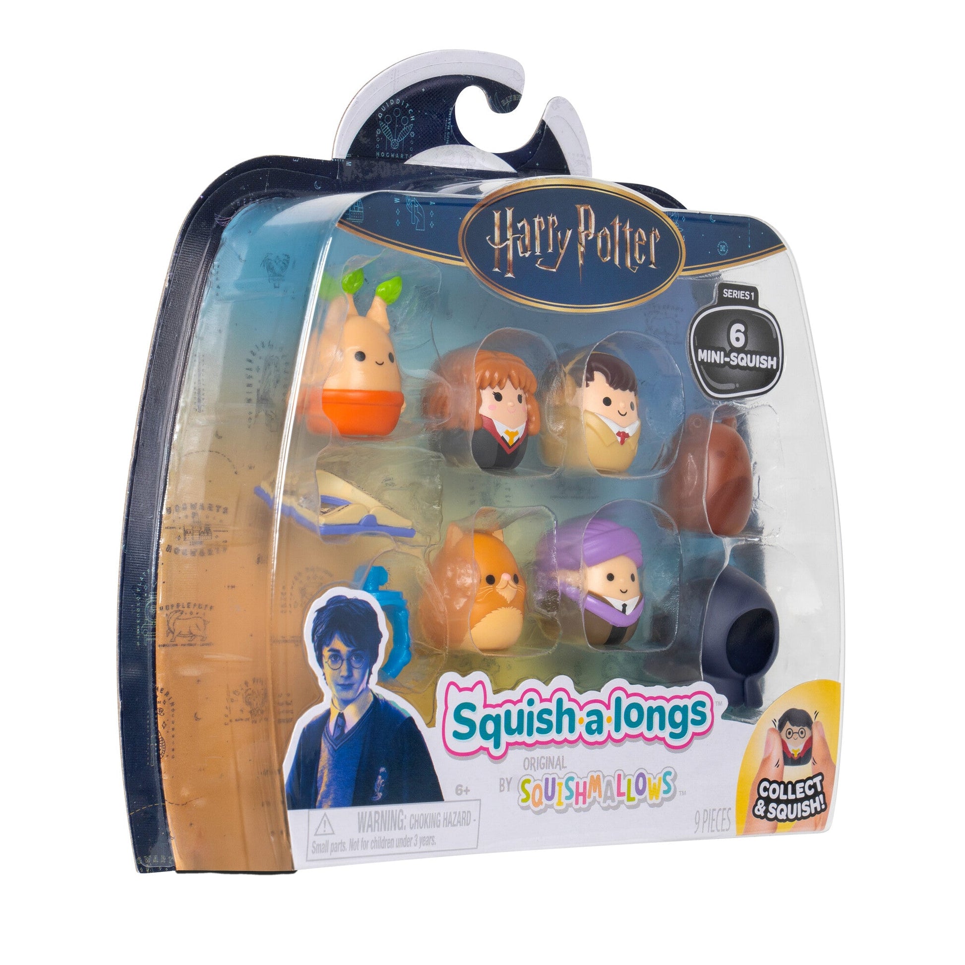 Squishmallows - Squish-a-longs “Harry Potter” 6-Pack Style 1 | Jazwares