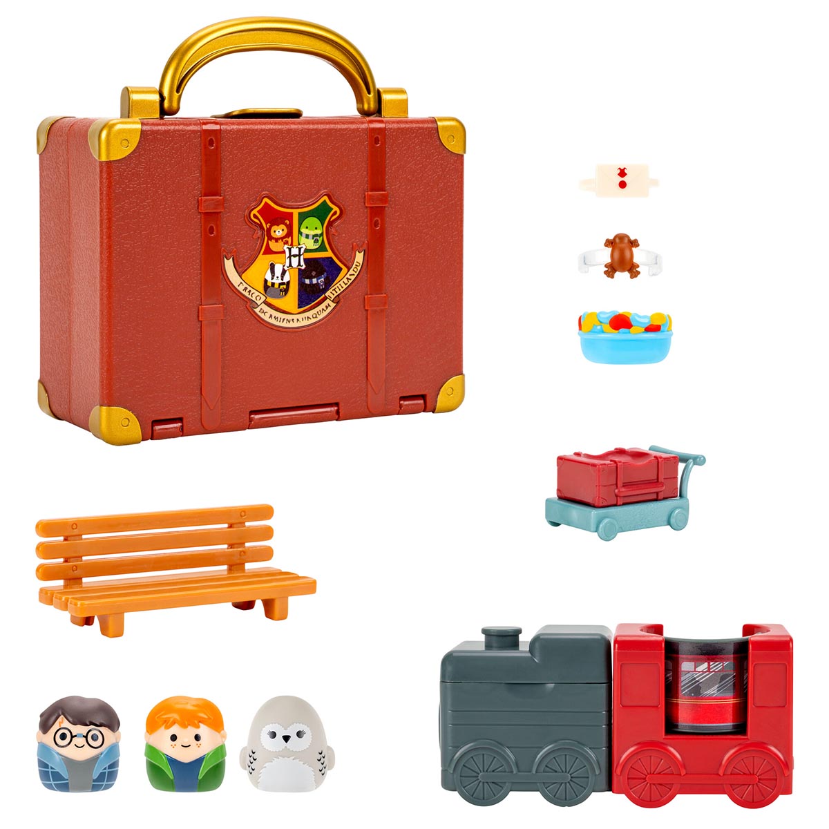 Squishmallows - Squish-a-longs “Harry Potter” Hogwarts Express Playset | Jazwares