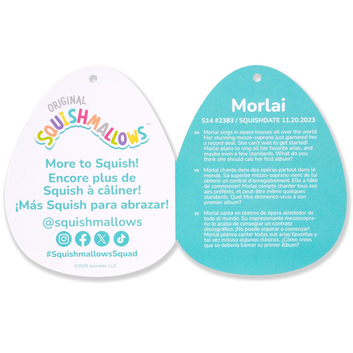 Squishmallows - Squishmallows 14" Morlai the Coral Manatee | Jazwares