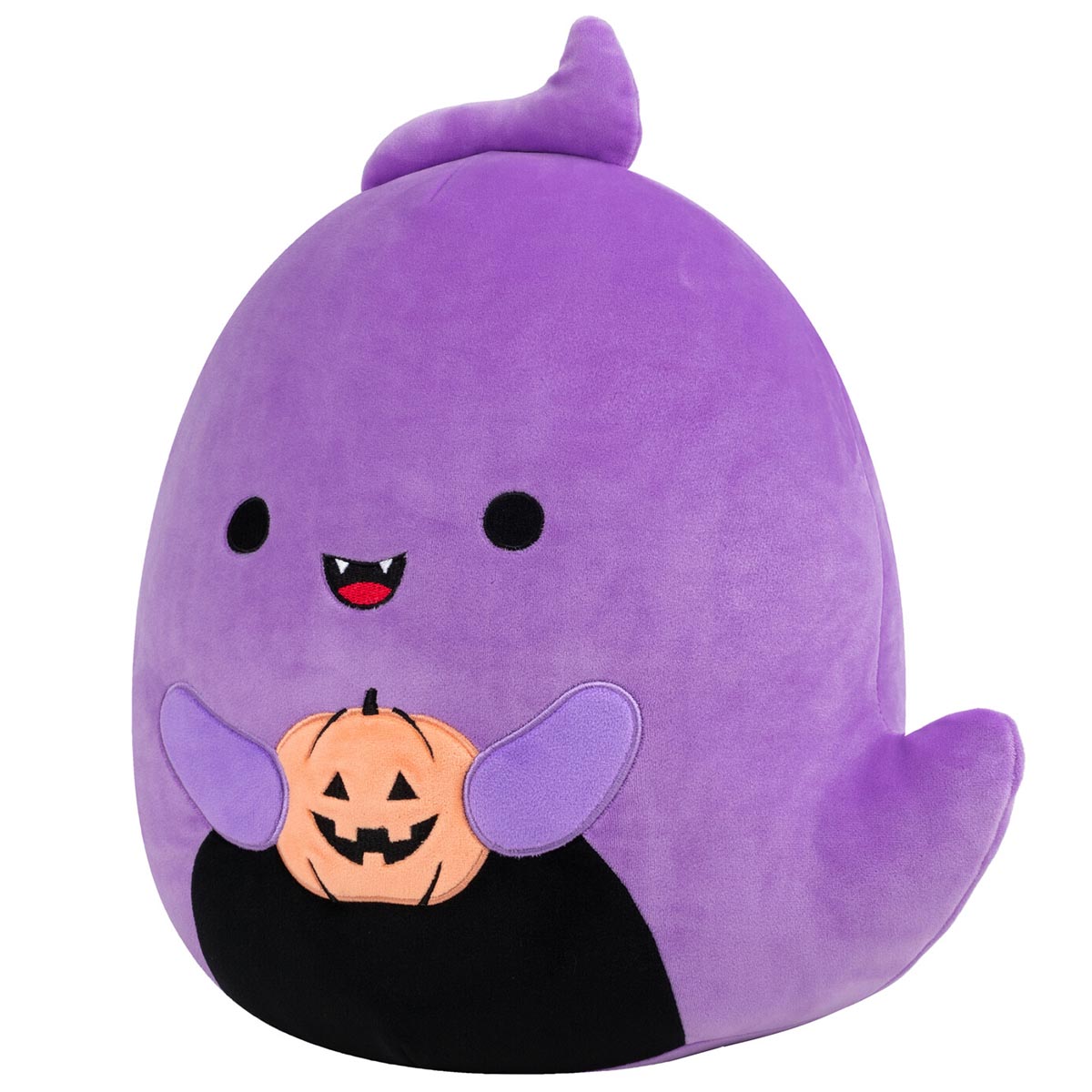 Squishmallows - Squishmallows 12" Jordon the Purple Ghost Holding Jack O'Lantern | Jazwares