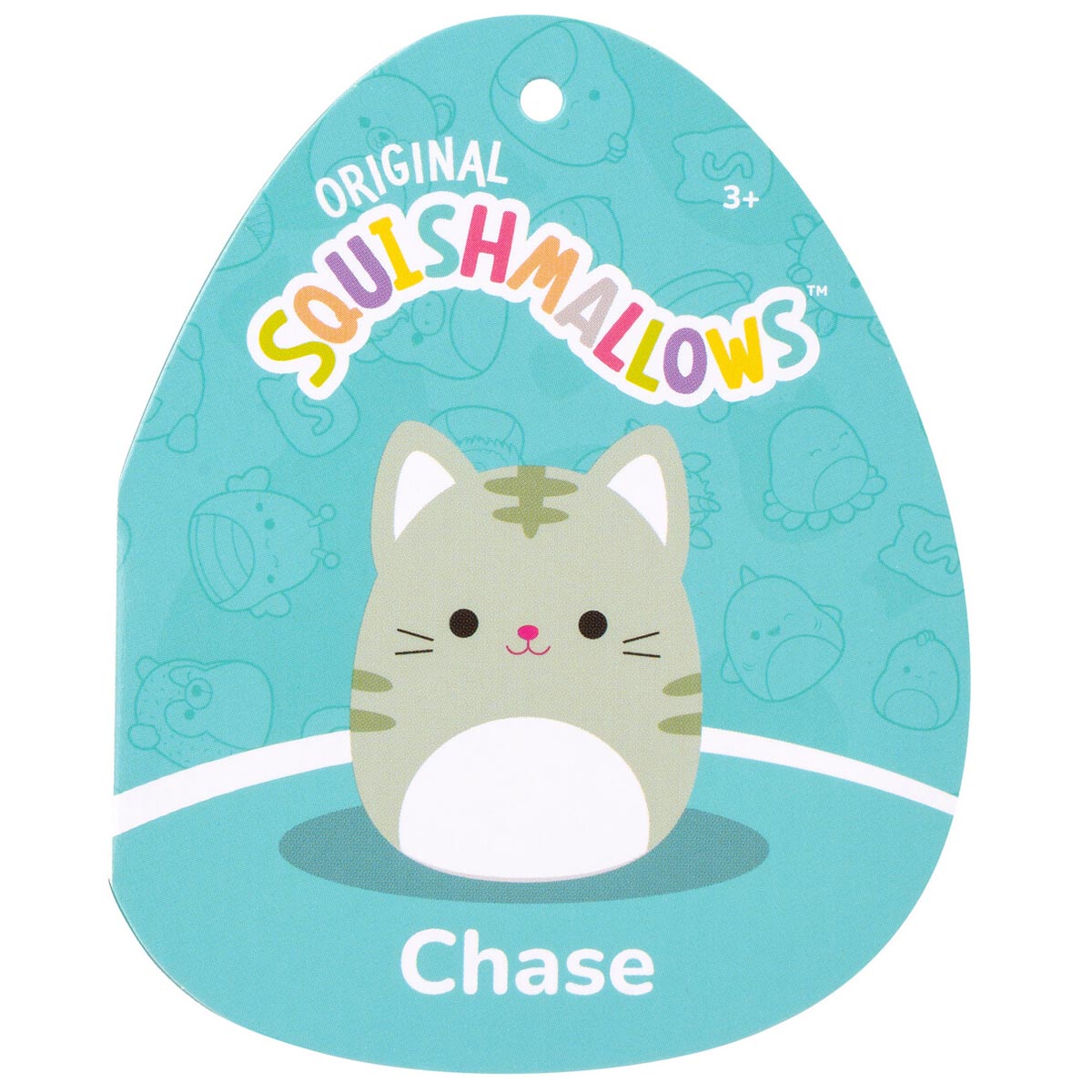 Squishmallows - Squishmallows 16" Chase the Green Tabby Cat | Jazwares