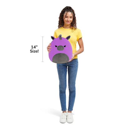 Squishmallows - Squishmallows 14" Velocity the Purple and Black Unicorn | Jazwares