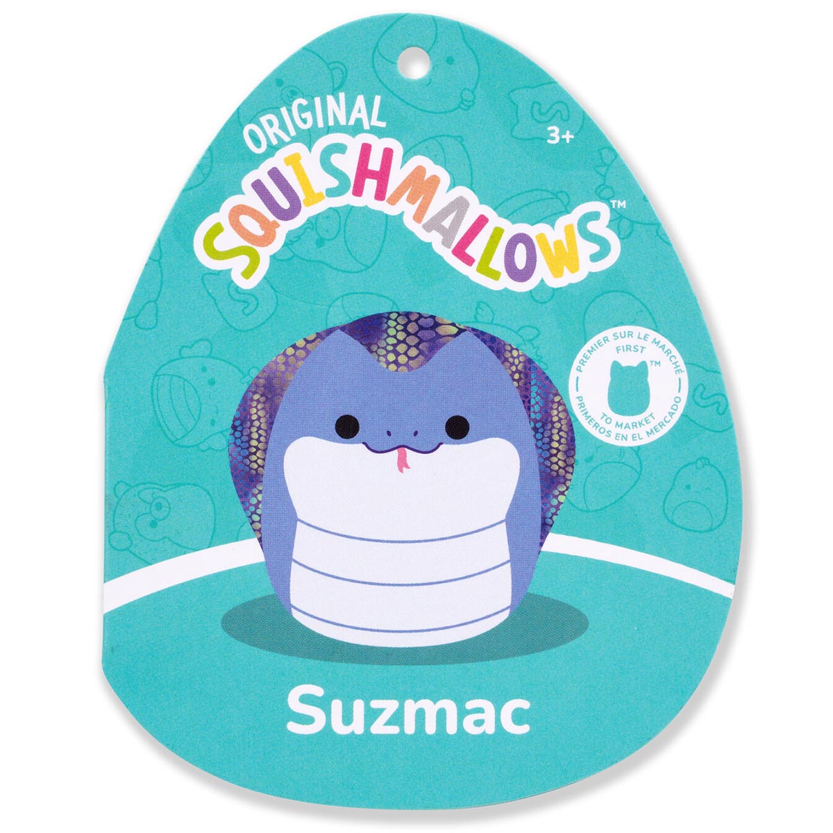 Squishmallows - Squishmallows 14" Suzmac the Blue Cobra | Jazwares