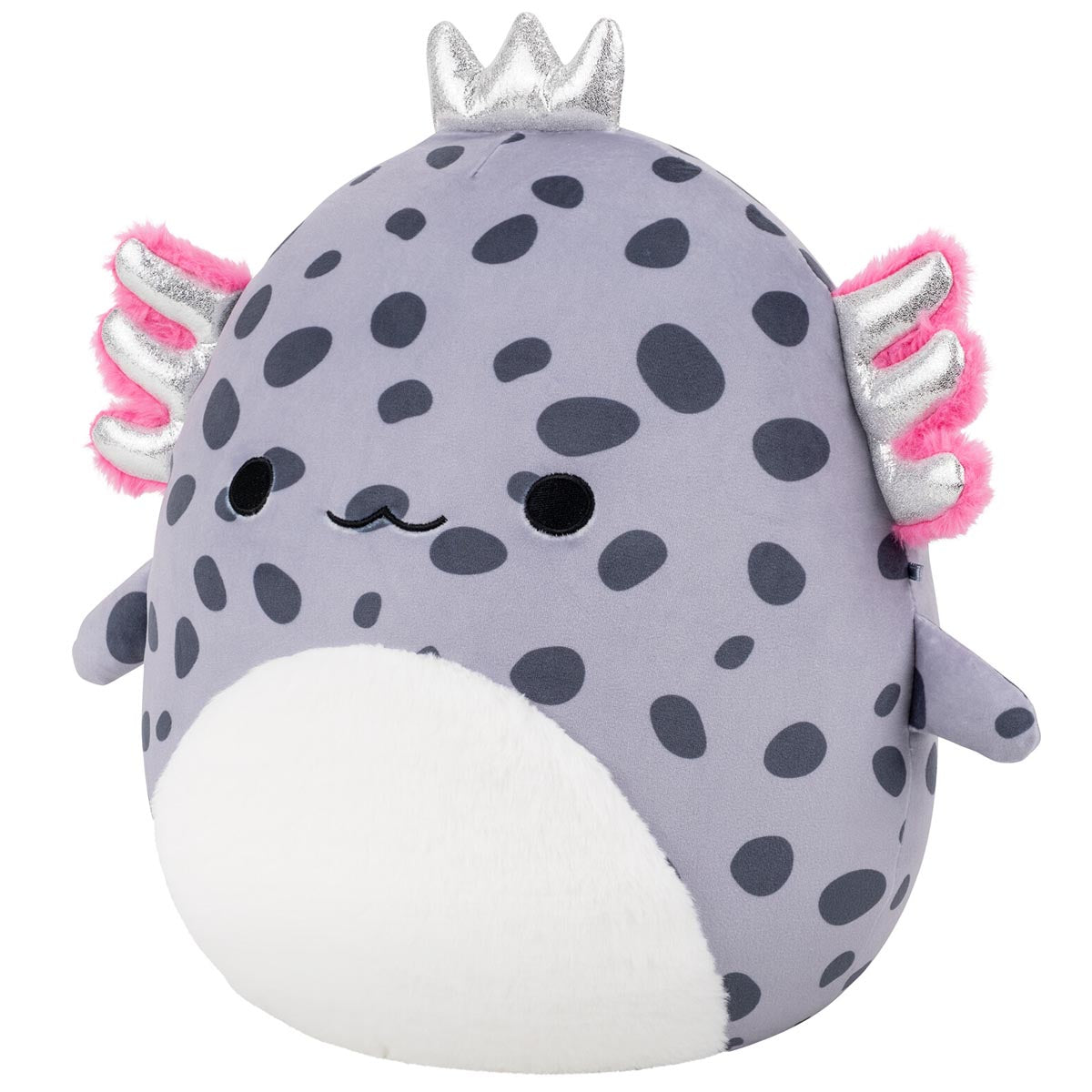 Squishmallows - Squishmallows 12" Avana the Spotted Axolotl with Silver Crown | Jazwares