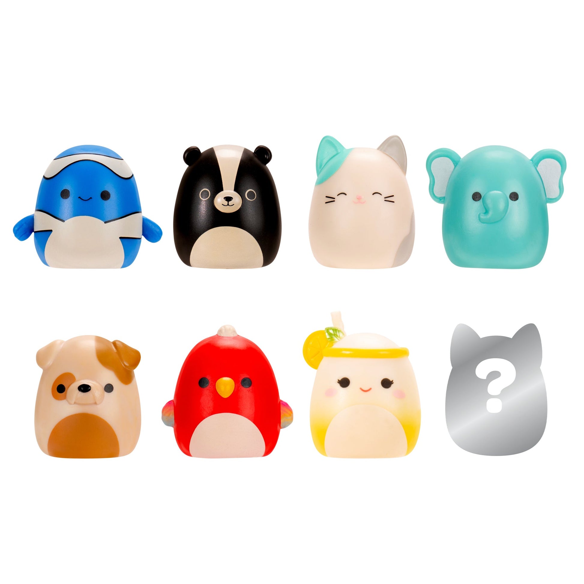 Squishmallows - Squish-a-longs Mini-Squish 8-Pack Style 4 | Jazwares