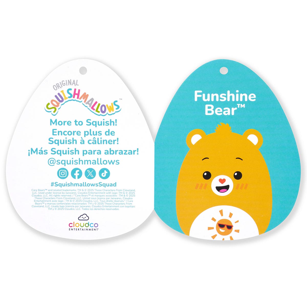 Squishmallows - Squishmallows Care Bears Funshine Bear | Jazwares