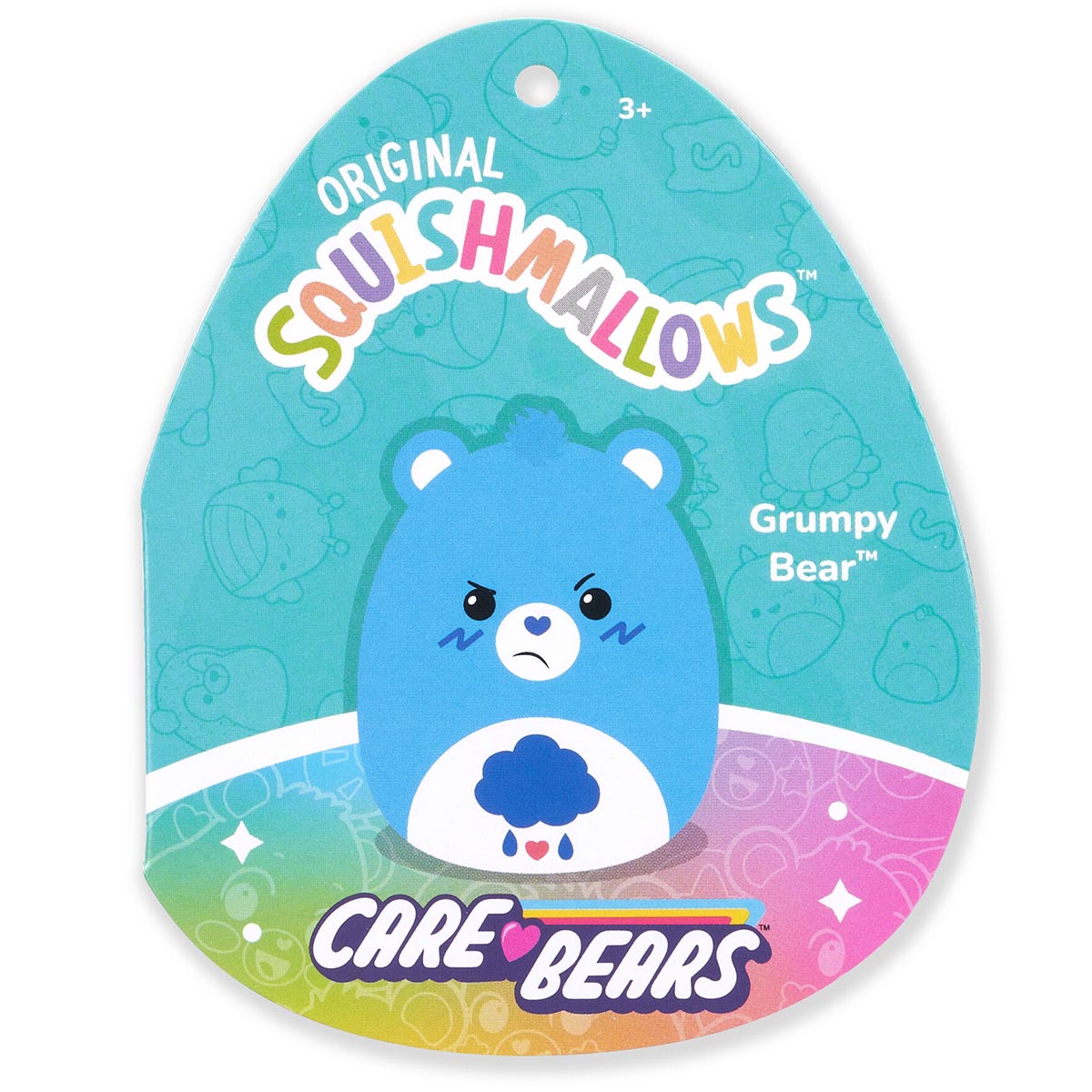 Squishmallows - Squishmallows Care Bears 12-Inch Grumpy Bear | Jazwares