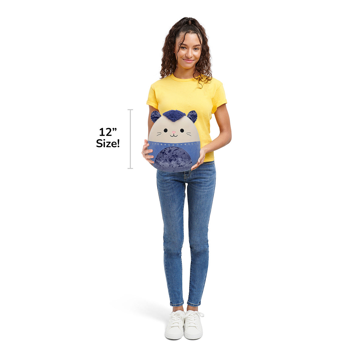 Squishmallows - Squishmallows 12" Blanche the Cream and Purple Possum | Jazwares