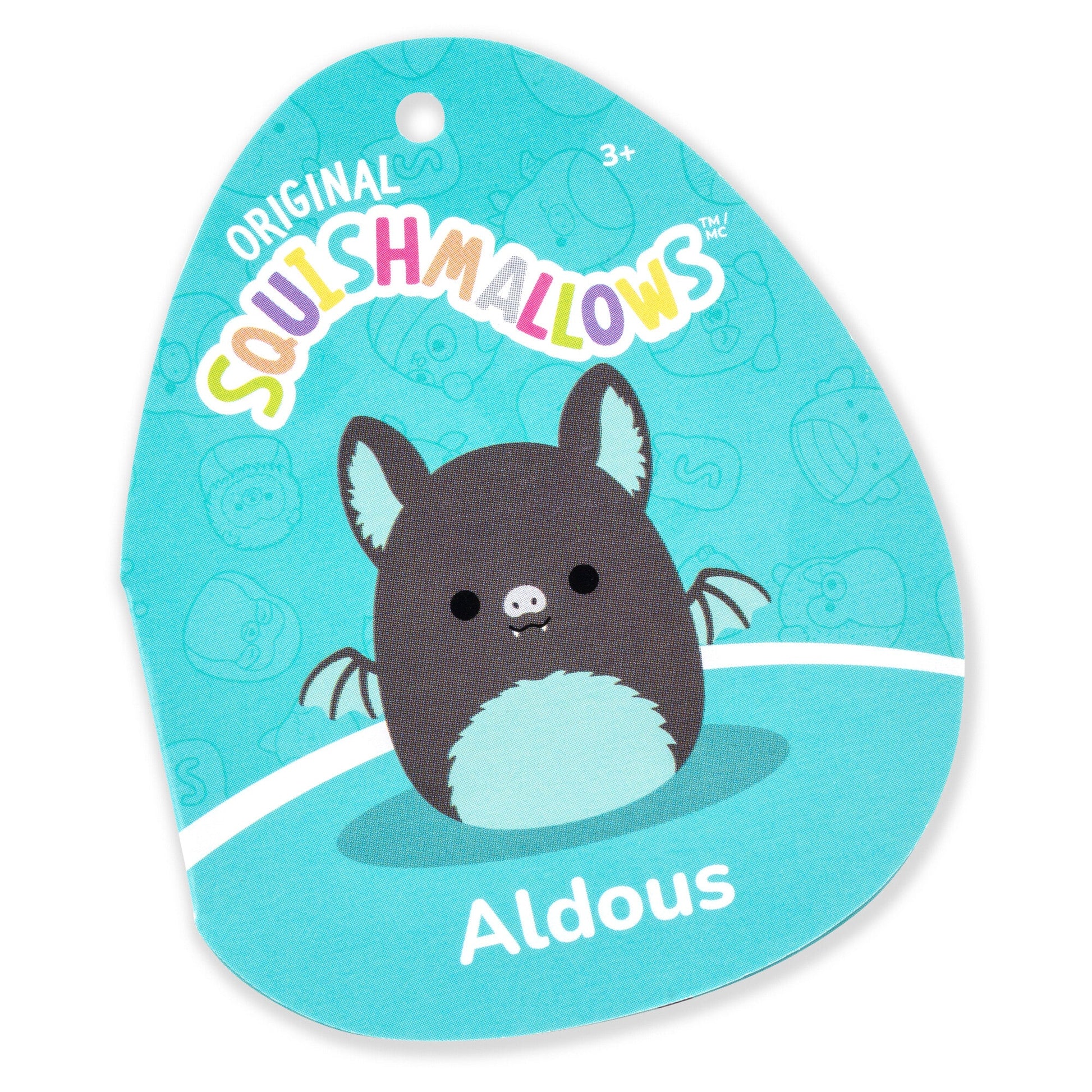 Squishmallows - Squishmallows 12" Aldous the Black and Teal Fruit Bat | Jazwares