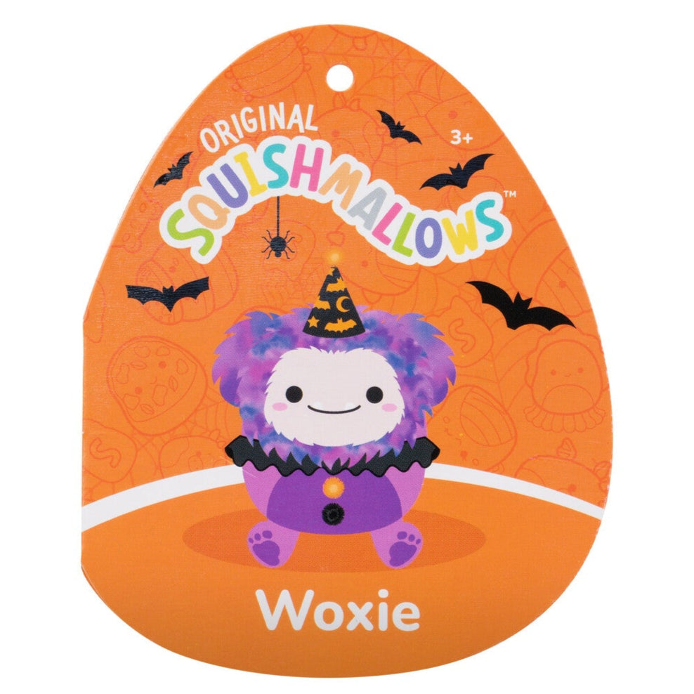 Squishmallows - Squishmallows 20" Woxie the Magenta Bigfoot in Clown Costume | Jazwares