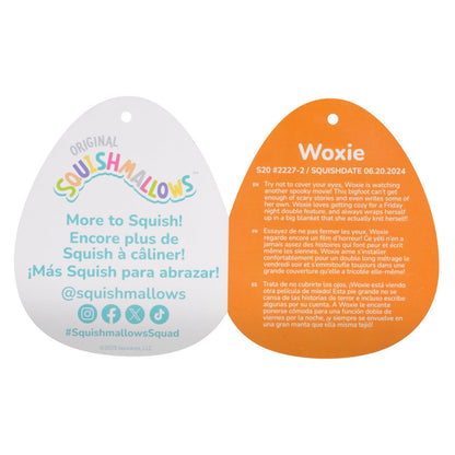 Squishmallows - Squishmallows 20" Woxie the Magenta Bigfoot in Clown Costume | Jazwares
