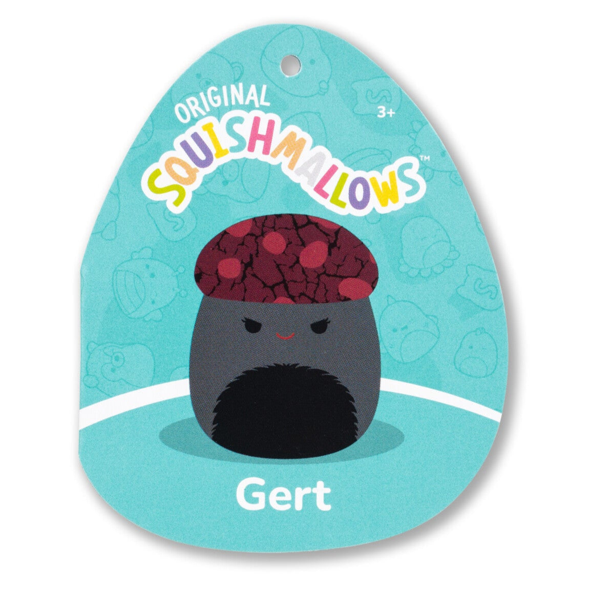 Squishmallows - Squishmallows 20-Inch Gert the Maroon and Black Mushroom | Jazwares