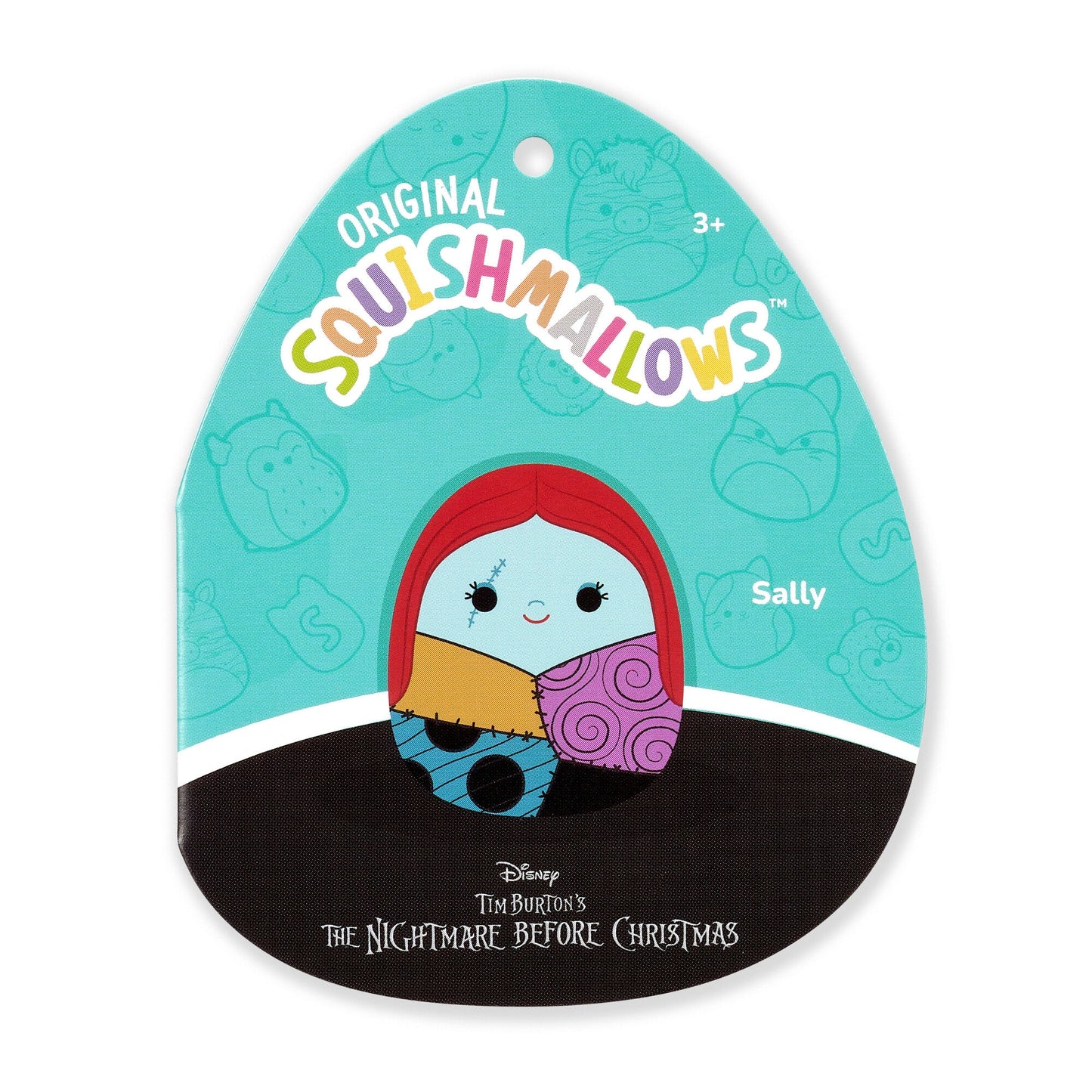 Squishmallows - Squishmallows 3.5-Inch Disney Jack Skellington and Sally Clip 2-Pack | Jazwares