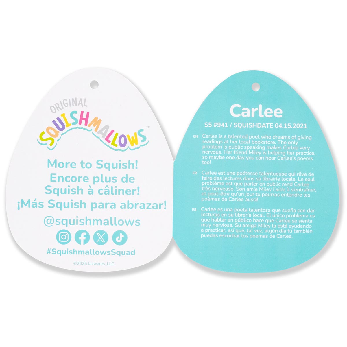 Squishmallows - Squishmallows 5" Carlee the Light Pink Camel with Fuzzy Belly | Jazwares