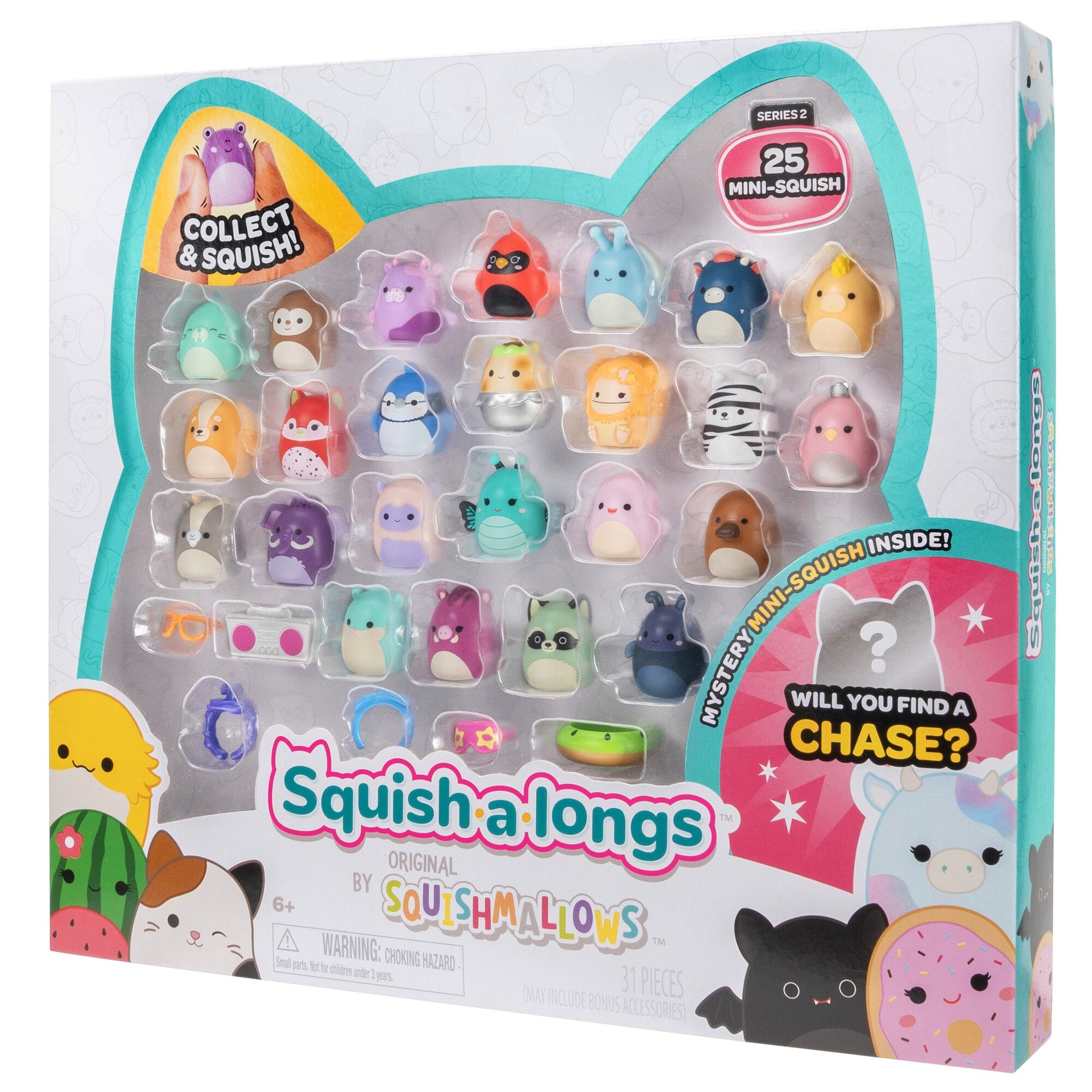 Squishmallows - Squish-a-longs Mini-Squish 25-Pack | Jazwares