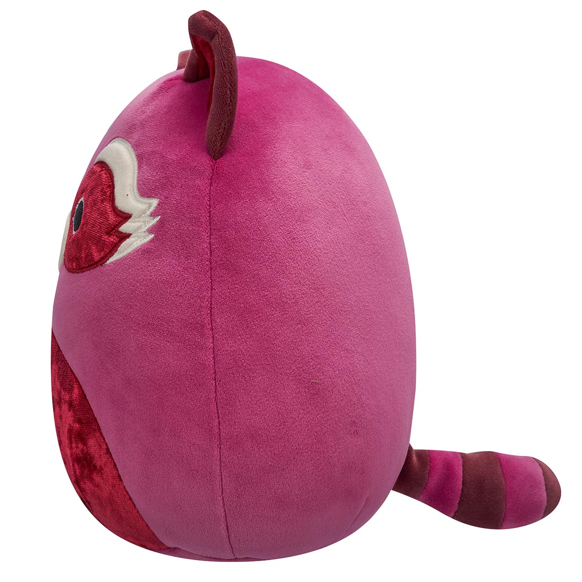 Squishmallows - Squishmallows 8" Olivieri the Maroon Raccoon with Velvet Accents | Jazwares